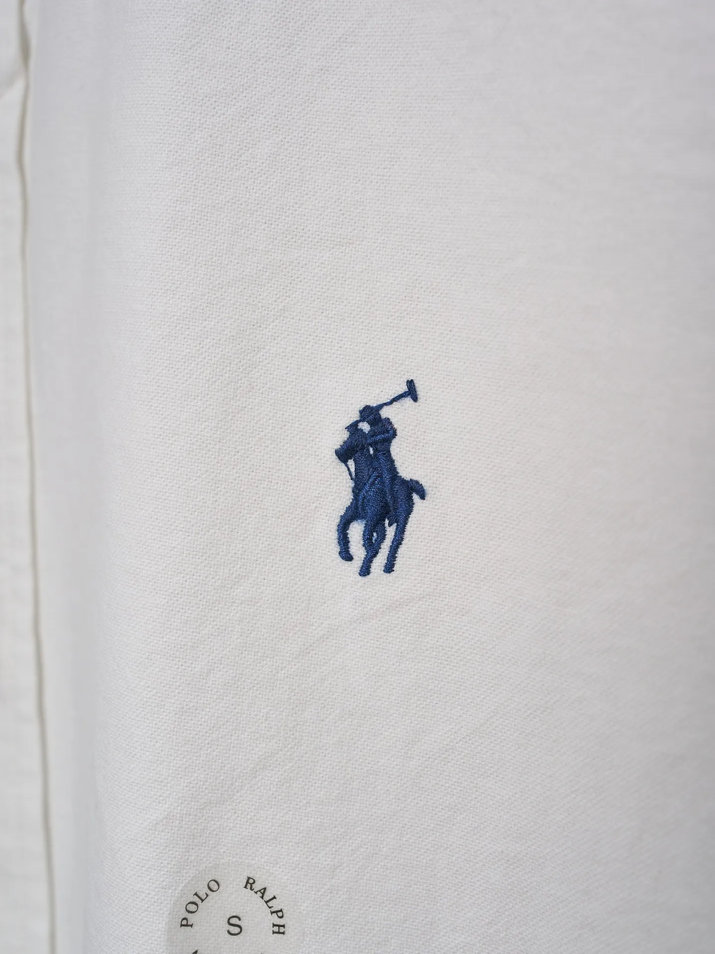 P340 Actual hanging auction】Ralph Lauren/Ralph Lauren couples must-have solid color pony embroidered cotton long-sleeved shirt [Ready stock] XS S M L XL